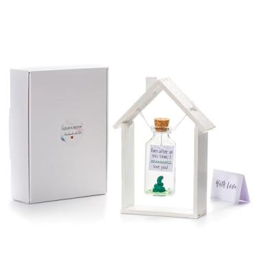 Imagem de Presente de aniversário para ela e ele, presente romântico de dia dos namorados para namorado namorada, mensagem eu te amo presentes esposa marido (cobra em garrafa grande - I Sssssstill Love You, em