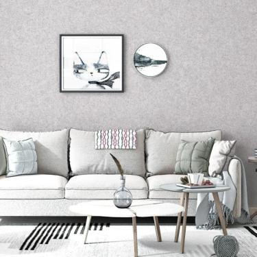 Imagem de Papel De Parede Colorkey Concreto Cinza E Prata Col1033