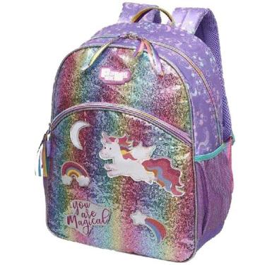 Imagem de Mochila Costas Escolar Pack Me Rainbow Lilás Pacific 948U04, Lilás