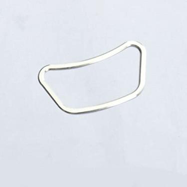 Imagem de WXZOS Console central de liga MENU Acabamento da moldura do botão para BMW X5 E70 X6 E71 2008-2009