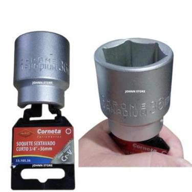 Imagem de Chave soquete corneta sextavado 3/4 36mm