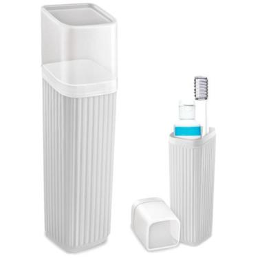 Imagem de Porta Escova De Dente Creme Dental Para Bolsa E Viagem - Usual Utilida