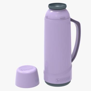 Imagem de Garrafa Térmica Café e Chá Cristal de Vidro c/ Tampa 1L - Soprano, Lil