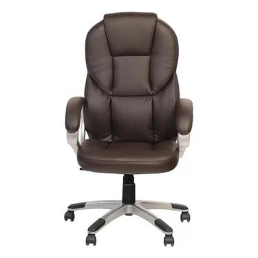 Imagem de Cadeira Presidente Just Home BT-9805B Marrom 124x67x65 cm