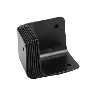Imagem de 8pcs Protetor de Canto Preto, Guarda de Canto de Metal de 90 Graus para Mobiliário de Gabinete de Amp de Guitarra de Alto -falante