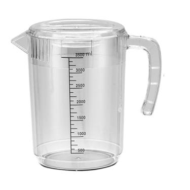 Imagem de Chaleira de água fria, jarra com tampas para geladeira,PARRECEDOR DE TEA transparente com medidas da alça da tampa do filtro | 2500 ml de recipientes de suco de limonada gelada para festas