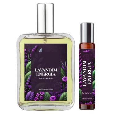 Imagem de Perfume Lavandim Energia Homem 100Ml + Spray 10Ml Natural - Essência D