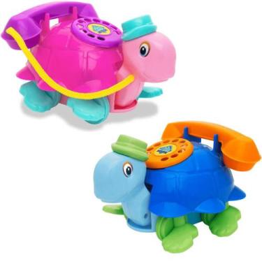 Imagem de Telefone Didático Baby Land Teltaluga - Cardoso - BRINQUEDOS CARDOSO
