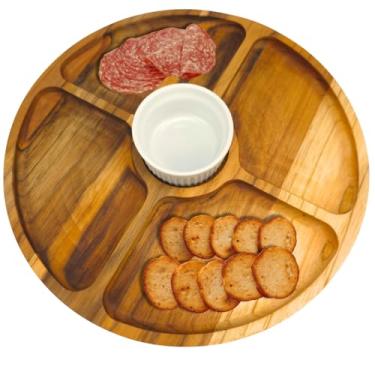 Imagem de Kit Petisqueira madeira rústica Petisqueira de madeira