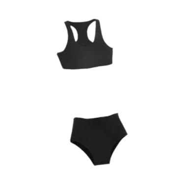 Imagem de Esquirla Roupa de roupas de 1/6 de roupas de de biquíni e traje de banho de shorts de 12 polegadas de boneca, Preto