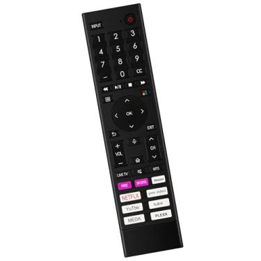 Imagem de Controle remoto de voz de substituição ERF3X80H para Smart TV Hisense 4K UHD VIDAA 55A7GV 65A7GV 50A7GV 55H77G 65A6GV 55A6GV 50A6GV 43A6GV 65H77G 50H77G 43H77G 65A6GV 43A7G V