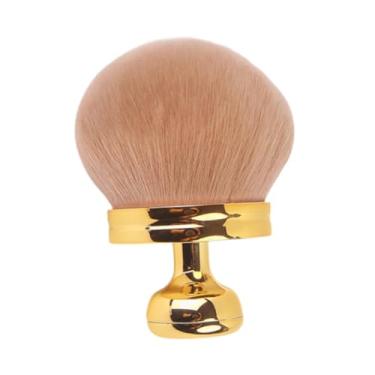 Imagem de Kokiya Pincel corporal para autobronzeador, pincel kabuki compacto e confortável, multiuso, ferramenta cosmética para, pó, contorno, Ouro