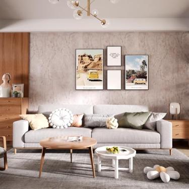 Imagem de Ekmxmax Papel de parede de mármore branco floco descasque e cole 40,6 cm × 354 cm lavar papel de contato de granito branco, estilo cal autoadesivo à prova d'água para cozinha bancada banheiro mesa