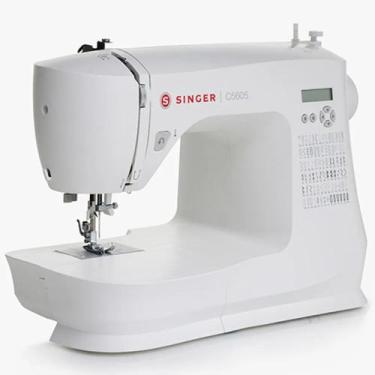Imagem de Máquina de Costura Eletrônica 80 Pontos Singer C5605, 220V