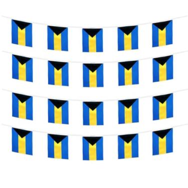 Imagem de FFILL 20 pés 20 bandeiras bandeira das Américas do Norte e do Sul, mini bandeira pequena bandeira, para festas, lojas e bares, decorações ao ar livre - bandeiras nacionais temáticas da América do Sul