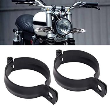 Imagem de YnGia Suporte de luz de seta de motocicleta, 2 peças universal 32-41 mm suporte indicador de seta braçadeiras de garfo suporte de montagem para H-a-rley H-o-nda Y-a-maha K-a-wasaki S-u-zuki