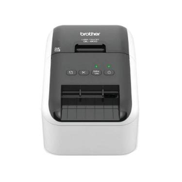 Imagem de Impressora de Etiquetas Brother USB Térmica Preto/Vermelho QL-800
