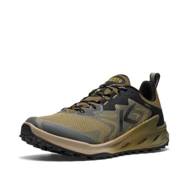Imagem de KEEN Tênis masculino Zionic Nxt de altura baixa, impermeável, confortável para todos os terrenos, Martini Olive/Lemon Curry, 41