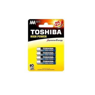 Imagem de Pilhas Alcalinas Toshiba AAA Palito 4 Unidades 1,5v