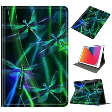 Imagem de Capa para Samsung Galaxy Tab S9 11 polegadas/Tab S9 FE 5G 10,9 polegadas, couro PU fino com suporte ajustável, hibernar/despertar automático, capa antiqueda para Galaxy Tab S9 FE 10,9 polegadas/S9 11