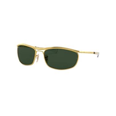 Imagem de Óculos de Sol Ray-Ban Olympian I Deluxe 0RB3119M 001/31 Tam 62 / Ouro - Lentes Verde