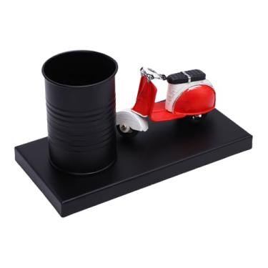 Imagem de Yosoo Porta de Caneta Vintage, Porta -lápis Redondo Elegante para Mesa, Organizador de Pincel de Maquiagem de Ferro, Material de Escritório Em (L Modelo de motocicleta)