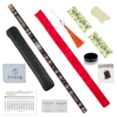 Imagem de YCXYQ Chave F - Flauta de Bambu Profissional Amargo Dizi Artesanal Instrumento Musical Chinês Tradicional Adequado para Iniciantes