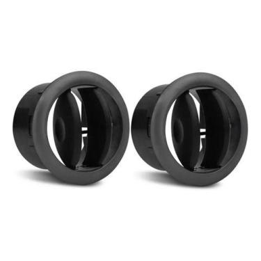 Imagem de Difusor Ar Central Lateral Logan Sandero Duster Grafite Par - Clauplas