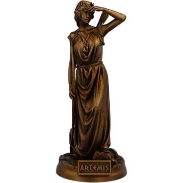 Imagem de Estátua Artemis Deusa Grega - Diana - Coleção Divina (Cor Cobre Antigo)