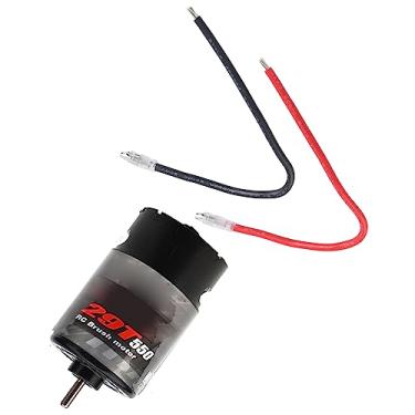 Imagem de Motor Escovado, Motores RC 550 Motor Escovado RC Motor Elétrico RC Motor de Rastreador de Alta Precisão Motor de Baixo Ruído Ajuste para 4 RC Modelo (29t)