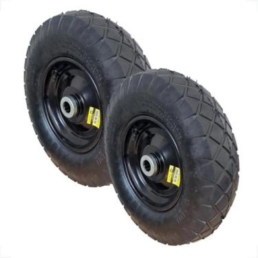 Imagem de Roda Completa Com Camara Aro 8 Carrinhos Industriais 4008 02 Pçs - BUF