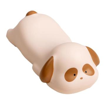 Imagem de Mouse Descanso De Pulso Bonito Animal Dos Desenhos Animados Confortável Descompressão Ergonômica Suporte De Pulso Pad para Home Office Resina 12.5x6.4cm (Cachorro com orelhas compridas)