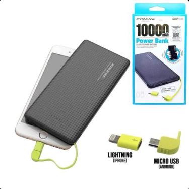 Imagem de Carregador Portátil Power Bank 10.000mAh Compatível - FAZA