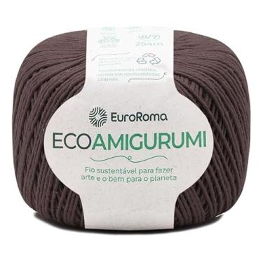 Imagem de Linha para Crochê, Ecoamigurumi, Marrom, 8/7 Fios, 160 grs, 254 mts, Euroroma