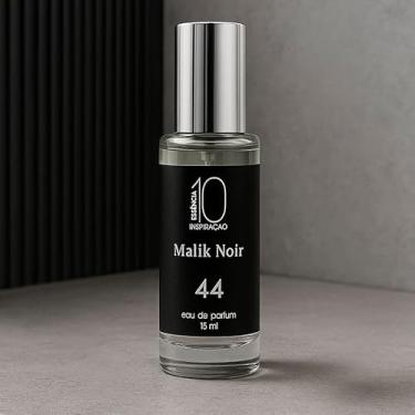 Imagem de Essência10 Malik Noir Nº 44, Eau de Parfum Masculino, Âmbar Especiado Oriental, 15ml, Inspirado em Asad, Alta Projeção e Fixação