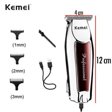 Imagem de Kemei Digital Com Display Para Corte Sem Fio - Relet