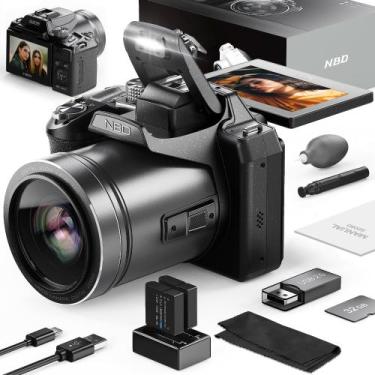 Imagem de Câmera digital Monitech 5K 64MP para fotografia e vídeo