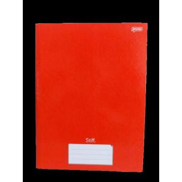 Imagem de Caderno Jandaia universitário stiff vermelho brochura 48fls