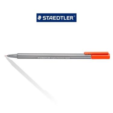 Imagem de Caneta Ponta Fina Fineliner Triplus STAEDTLER 0.3mm, Laranja Neon-401