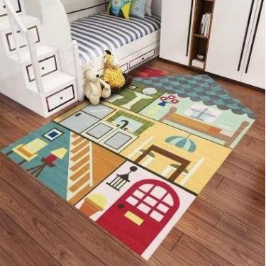 Imagem de Tapete Tatame Infantil Bebe Educativo Atividades 140X100cm - Texfine, 