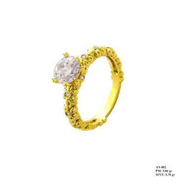 Imagem de Solitário Princess Rapunzel em Ouro 18k 5,78g - JoiaUnica
