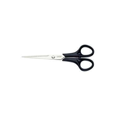 Imagem de Tesoura Para Cabelo Tramontina Supercort Com Lâmina Em Aço Inox E Cabo De Polipropileno Onix 6" Tramontina