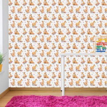 Imagem de Papel de Parede Adesivo - Raposa - Animais - 355ppi - Allodi