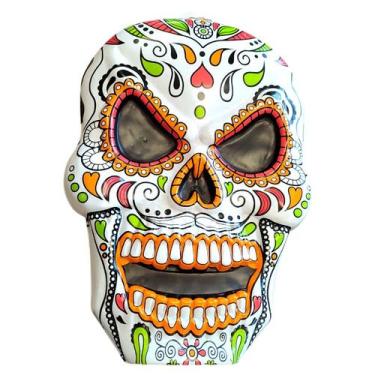 Imagem de Painel Decorativo de Halloween - Catrina - 53x32cm - 1 unidade - Rizzo
