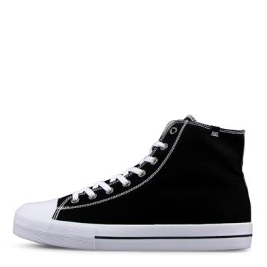 Imagem de Lugz Tênis masculino Stagger Hi Classic Fashion, Preto/branco, 41