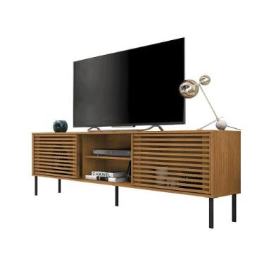 Imagem de Bancada Rack TV até 70 Polegadas New Frizz Marrom Caemmun