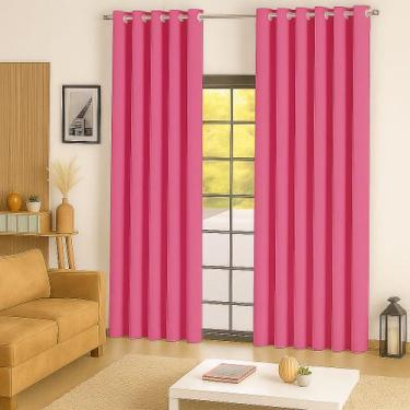 Imagem de Cortina Para Sala Ou Quarto 3,00x2,50 metros - Cida Enxovais, ROSA CHI