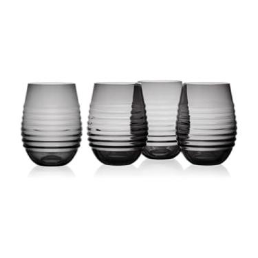 Imagem de Mikasa Conjunto Ciara Smoke de 4 copos de vinho sem haste, 510 g