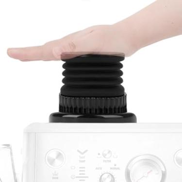 Imagem de Suplemento avançado de dose única com fole de silicone e tampa de alumínio compatível com máquina de café expresso Breville com defletor, preto