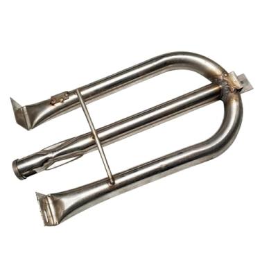 Imagem de Dualoai Tubo de Queimador de Grelha, Substituição para Peças de Grelha, Tubo de Fogão de Aquecimento Portátil, para Instalar, aço Inoxidável, para Uso Externo